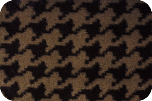 Soft Cuddle Houndstooth Mocha/Chocolate